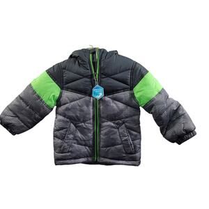 Pacific Trail 3T Water & Wind Resistant Gray/Green Jacket 72523-0342